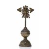 Image 1 : European Brass Altar Cross.   Estimated more t