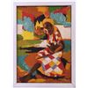 Image 1 : Rare True Haitian Oil Painting On Masonite. Go