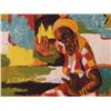 Image 2 : Rare True Haitian Oil Painting On Masonite. Go