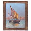 Image 1 : Late 1800'S Impressionist Venice Canal Scene.