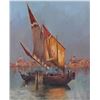 Image 2 : Late 1800'S Impressionist Venice Canal Scene.