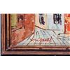 Image 2 : Mid-Century Modern Oil Painting On Wood Panel,