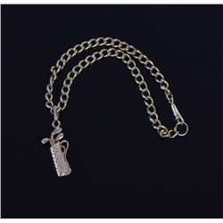 14k Gold Golf Bracelet.  Weight: 0.147   Estim