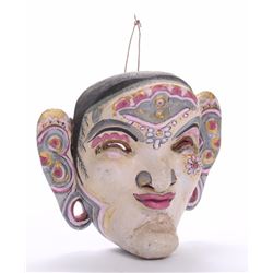 Indonesian Hand Painted Mask.  Estimated more