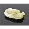 Image 1 : Chinese Carved Green Jade Of a Ginseng Root.