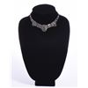 Image 2 : Israel Pear Shaped Green Stone Necklace. Base