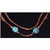 Image 2 : Beaded Necklace with Turquoise Stones and Ster