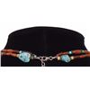 Image 3 : Beaded Necklace with Turquoise Stones and Ster