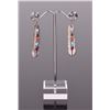 Image 1 : DY, Zuni Stone Mosaic Sterling Silver Earrings