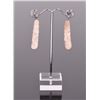 Image 2 : DY, Zuni Stone Mosaic Sterling Silver Earrings