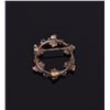 Image 2 : 12k Gold Fill Brooch With Pearls.  Estimated m