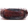 Image 5 : Mid Century brown glass whiskey bottle. The "F