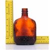 Image 6 : Mid Century brown glass whiskey bottle. The "F