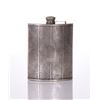 Image 1 : Vintage Whiskey Hip Flask Evans Nickel Silver