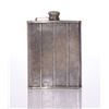 Image 2 : Vintage Whiskey Hip Flask Evans Nickel Silver