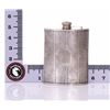 Image 5 : Vintage Whiskey Hip Flask Evans Nickel Silver