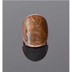 1940 George VI British Bronze Penny Ring with