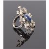 Image 2 : Persian Lapis Lazuli Starburst Ring With White