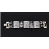 Image 1 : Peruvian Raw Emerald Sterling Silver Bracelet