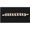 Image 2 : Unpolished Malachite 950 Silver Bracelet, Mexi