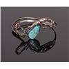 Image 1 : Mid Century Turquoise Sterling Silver Brutalis
