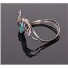 Image 4 : Mid Century Turquoise Sterling Silver Brutalis