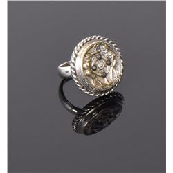 Designer ALXN Sterling Silver Ring With Repurp