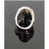 Image 3 : Green Stone Shadow Box Sterling Silver Ring. R