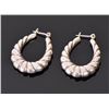 Image 1 : Vintage Sterling Silver Earrings.  Estimated m