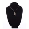 Image 1 : Sterling Silver "Flip" Pendant with Marcasite
