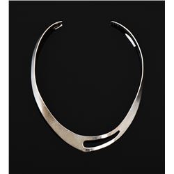 Sterling Silver Designer Necklace, Mexico.  Es