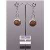 Image 1 : Designer ALXN Sterling Silver Earrings With Re