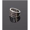 Image 4 : PAS, Vintage Garnet And Sterling Silver Ring.