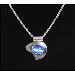 Blue stone necklace. Base Stand Not Included.