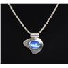Image 1 : Blue stone necklace. Base Stand Not Included.