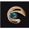 Image 1 : Mid Century Modern Abalone Shell 925 Sterling