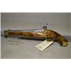 Image 2 : H.A. Marked Military approx .69 Perc Cal Single Shot Full Wood Pistol w/ 10" bbl [ iron lock, hammer