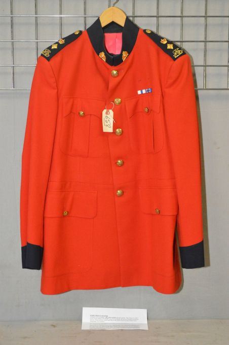 Rcmp Ribbons RCMP Officer's Red Serge: Complete with all badges and gilt buttons ...