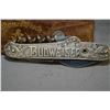 Image 2 : Anheuser Busch Brewing Association Antique Silver Plate Folding Pocket Knife w/ Stanhope of Mr.Busch