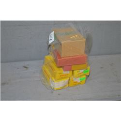 Bag Lot : 4 Boxes ( 60 rnds per ) 7.62 MM Ammo - 1 Box .218 Bee ammo - 10 rnd box .7 MM Mauser ammo 