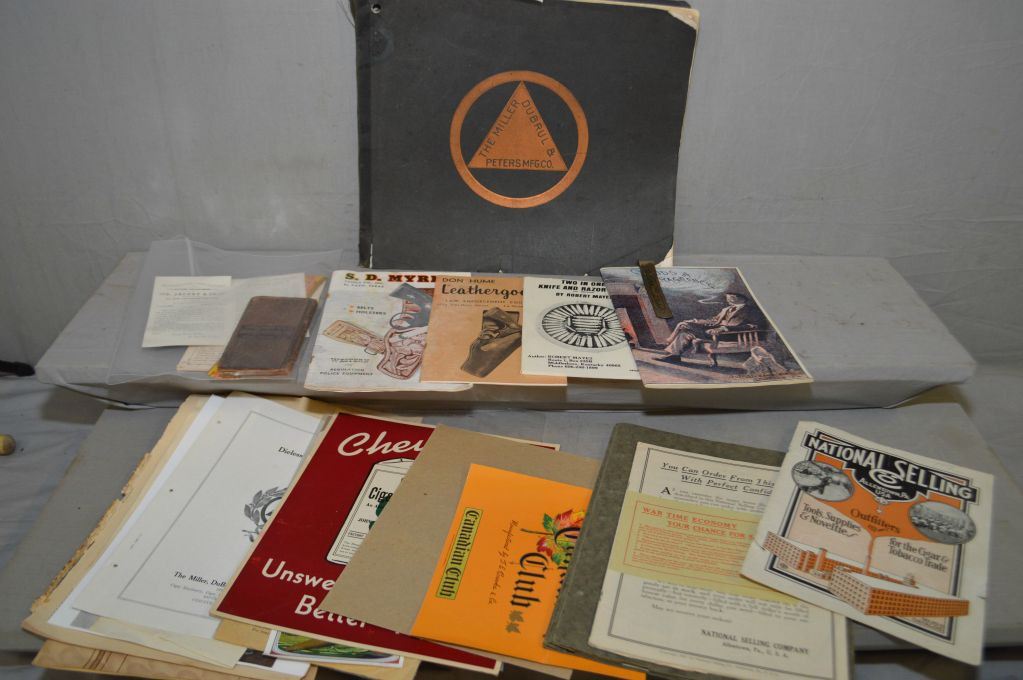 Tray Lot Rare, The Miller Dubril & Peters Mfg.Co. Large Illustrated