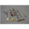 Image 1 : Bag Lot : Eleven Antique Folding Knives : H. Stamped Multi Tool w/ knife, fork, spoon , scissors, et