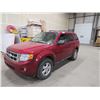 Image 1 : 2009 Ford Escape XLT; Red; Auto; Leather; PW; PL; 74,656 km; SN #1FMCU03G49KA48155