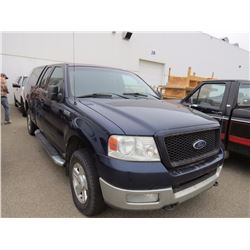 #2 - 2004 Ford F150 Truck; Blue; Canopy; SN #1FTPX14574NC19939