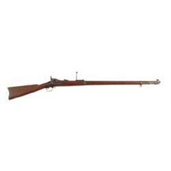 SPRINGFIELD TRAPDOOR RIFLE W/RAMROD BAYONET