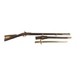 RARE MERRILL ARMY RIFLE WITH BAYONET