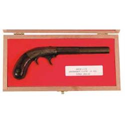 CASED BACON & CO. UNDER HAMMER PISTOL