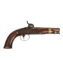 AMES MODEL 1842 BOXLOCK NAVAL PISTOL