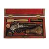Image 1 : CASED MASS. ARMS HAND TURNED REVOLVER