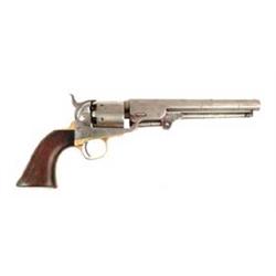 IDENTIFIED COLT MODEL 1851 NAVY REVOLVER; LIEUT. ATHERON CLARK, CO. K, 9TH ILLINOIS CAVALRY.  